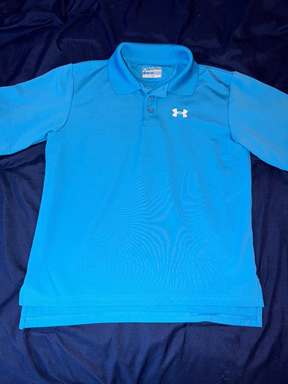 Under Armour Boys' Turquoise Blue Polo Shirt